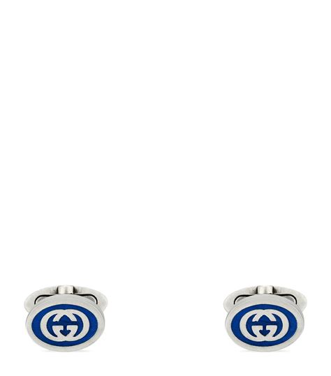 gucci jackie silver|Gucci sterling silver cufflink.